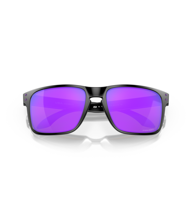 OAKLEY HOLBROOK XL MATTE BLK SUNGLASSES w/ PRIZM VIOLET LENS