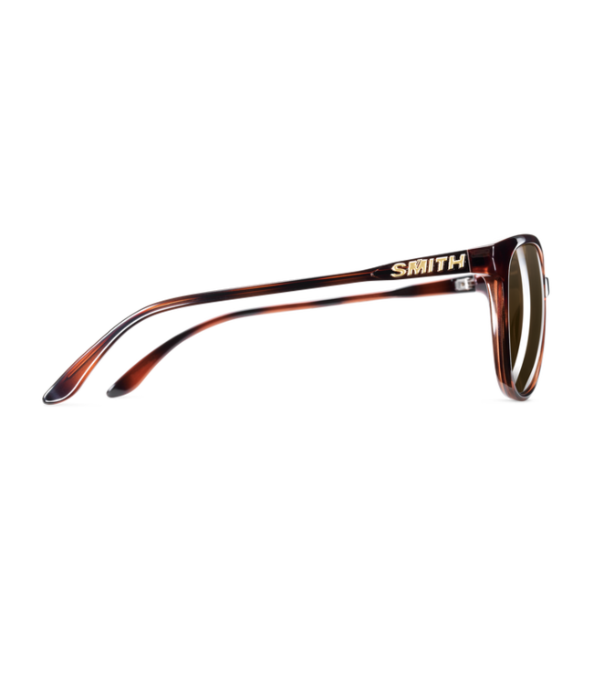 SMITH CHEETAH TORT SUNGLASSES w/ CHROMAPOP BROWN GRADIENT POLAR LENS