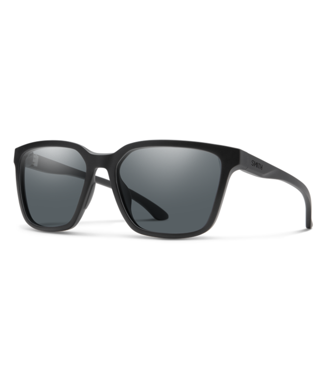 SMITH SHOUTOUT CORE MATTE BLACK SUNGLASSES w/ POLAR GREY