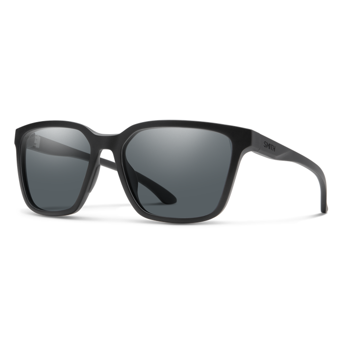 SMITH SHOUTOUT CORE MATTE BLACK SUNGLASSES w/ POLAR GREY ONE