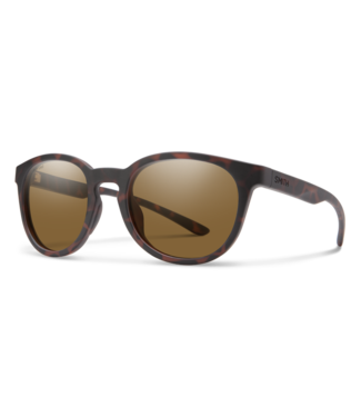 SMITH SMITH EASTBANK CORE MATTE TORT SUNGLASSES w/ POLAR BROWN