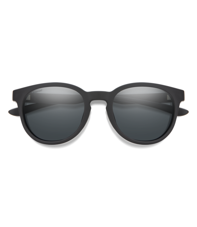 SMITH EASTBANK CORE MATTE BLACK SUNGLASSES w/ POLAR GREY