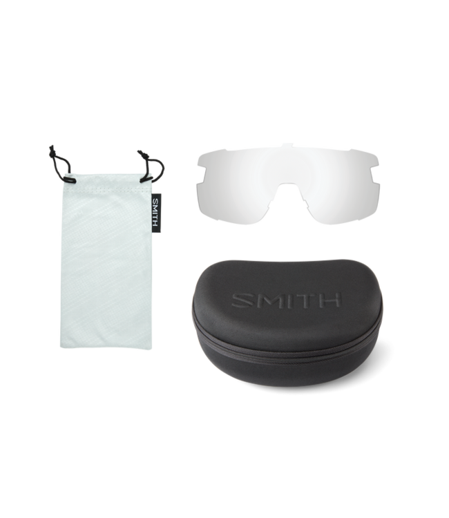 SMITH WILDCAT MATTE BLACK SUNGLASSES W/BLACK PC CHROMAPOP RED MIRROR