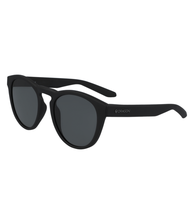 DRAGON OPUS H20 MATTE BLACK SUNGLASSES w/ LL SMOKE POLAR LENS