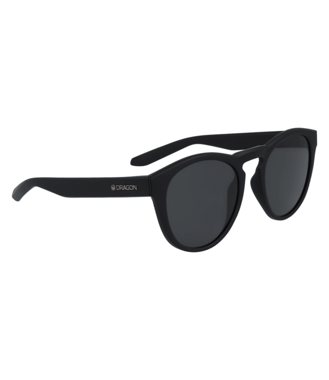 DRAGON OPUS MATTE BLACK SUNGLASSES w/ LL SMOKE LENS