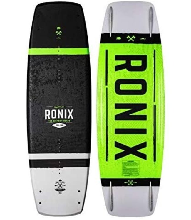 RONIX DISTRICT WAKE BOARD TEXTURED BLACK / GREEN