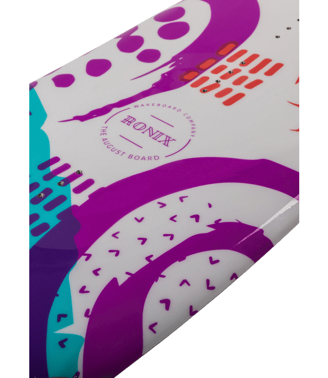 RONIX KIDS AUGUST WAKE BOARD WHT/PRPL/CRL/BLUE 2022