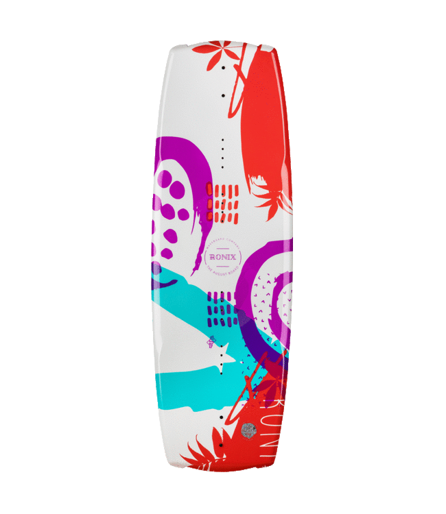 RONIX KIDS AUGUST WAKE BOARD WHT/PRPL/CRL/BLUE 2022
