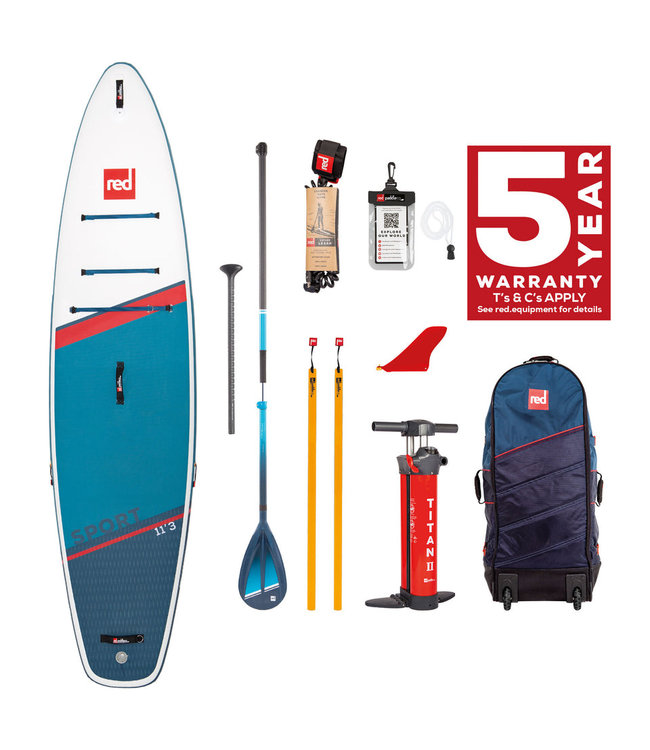 RED PADDLE 11'3 SPORT HT SUP PACKAGE 2022