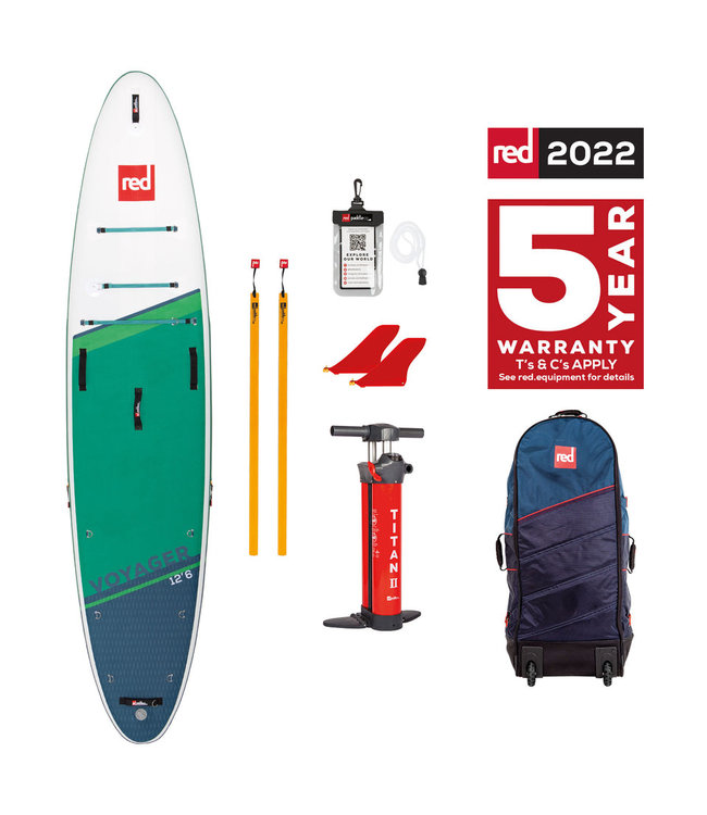 RED PADDLE 12'6 X 32" VOYAGER SUP 2022