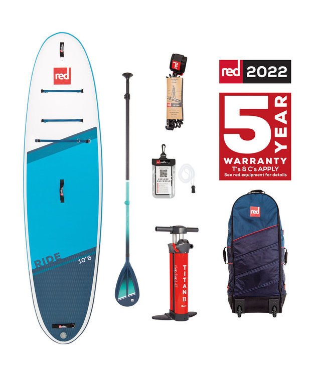 RED PADDLE 10'6 RIDE CT SUP PACKAGE 2022