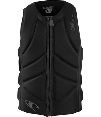 O'NEILL MENS SLASHER FULL-ZIP COMP VEST BLK/BLK 2022