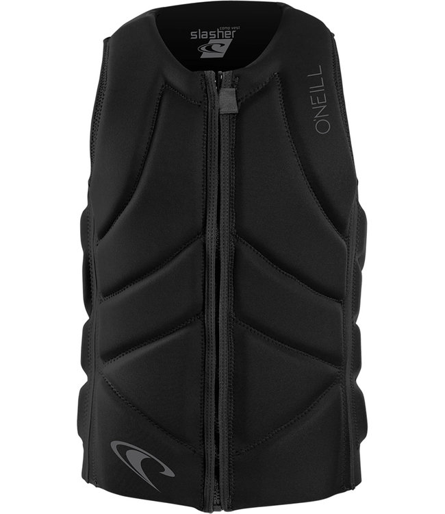 O'NEILL MENS SLASHER FULL-ZIP COMP VEST BLK/BLK 2022