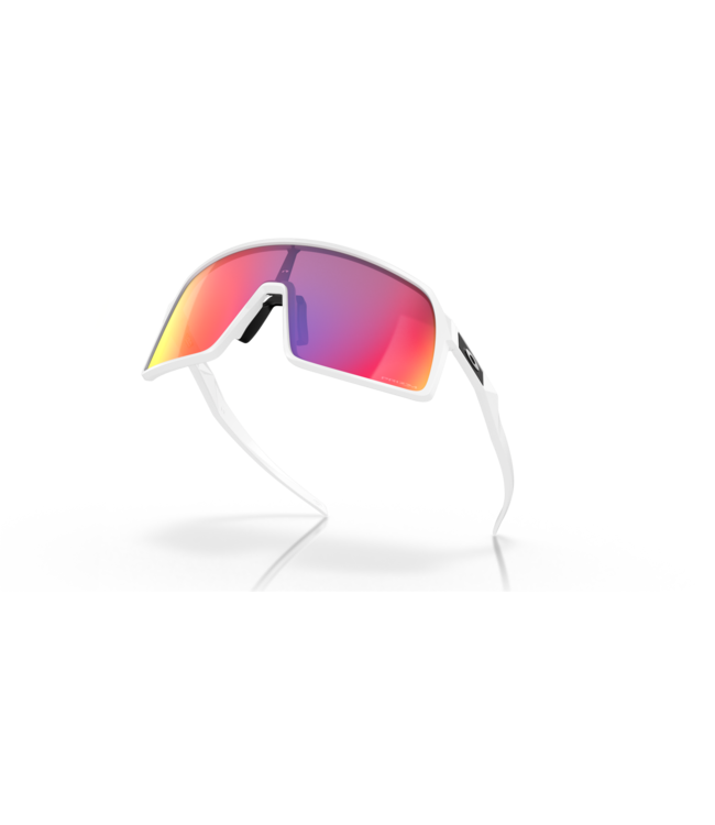 OAKLEY SUTRO MATTE WHITE SUNGLASSES W/PRIZM ROAD LENS