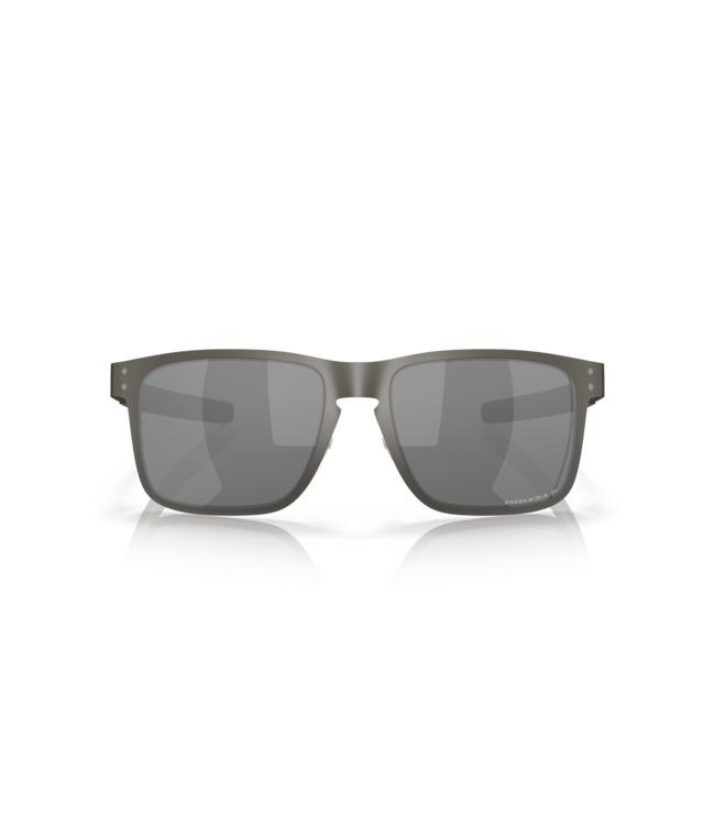 OAKLEY HOLBROOK METAL MATTE GUNMETAL SUNGLASSES w/ PRIZM BLACK POLAR LENS