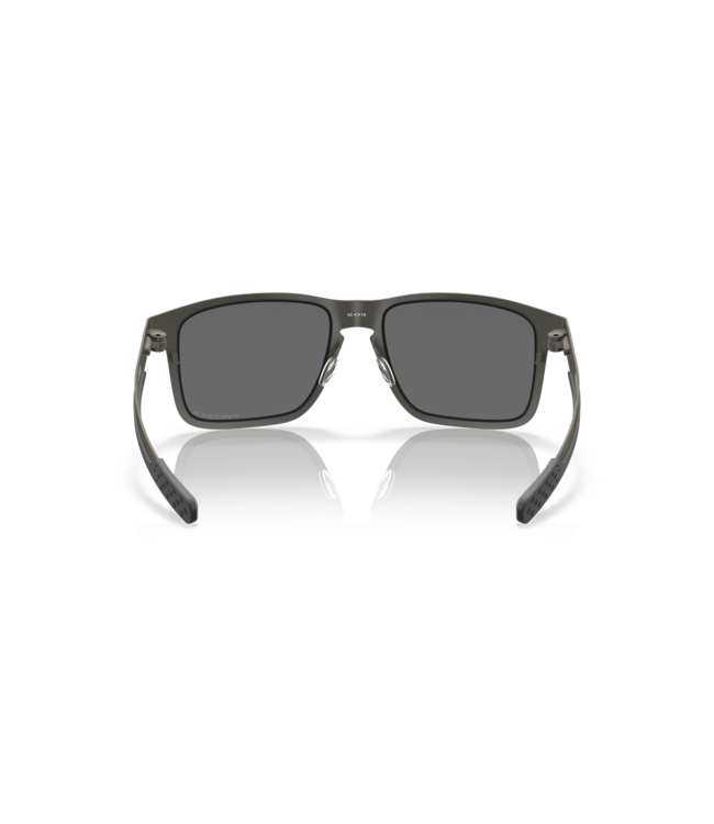 OAKLEY HOLBROOK METAL MATTE GUNMETAL SUNGLASSES w/ PRIZM BLACK POLAR LENS