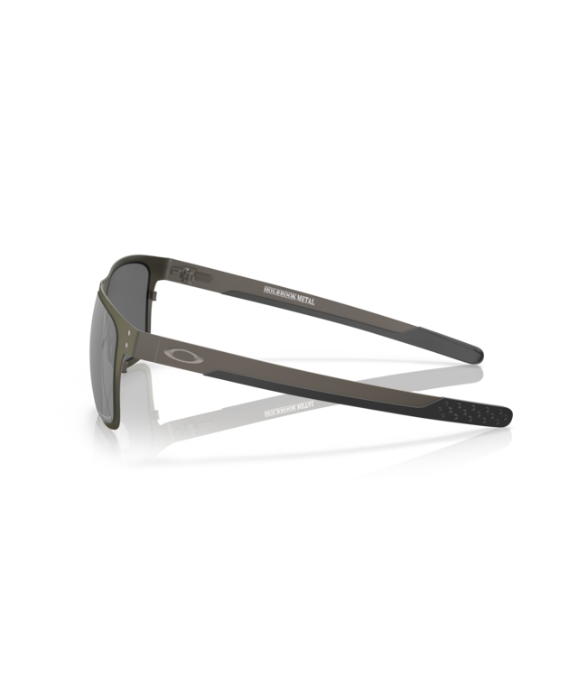 OAKLEY HOLBROOK METAL MATTE GUNMETAL SUNGLASSES w/ PRIZM BLACK POLAR LENS