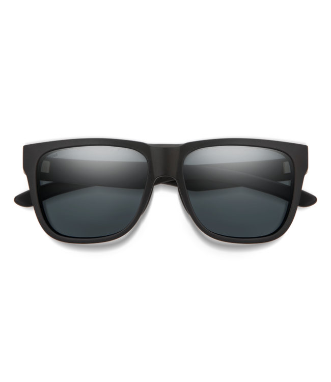 SMITH LOWDOWN 2 CORE MATTE BLACK SUNGLASSES w/ POLAR GREY