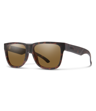 SMITH SMITH LOWDOWN 2 CORE MATTE TORT SUNGLASSES w/ PLR BRWN