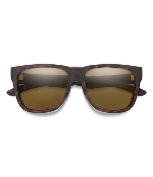 SMITH LOWDOWN 2 CORE MATTE TORTOISE SUNGLASSES w/ POLAR BROWN