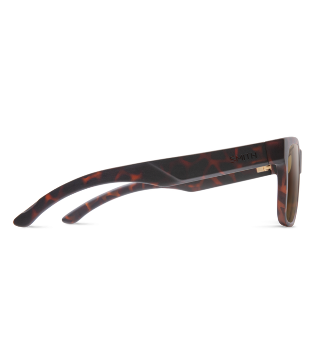 SMITH LOWDOWN 2 CORE MATTE TORTOISE SUNGLASSES w/ POLAR BROWN