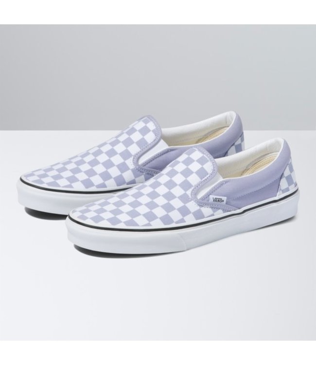 VANS CLASSIC SLIP-ON SHOES LANGUID CHECKERBOARD