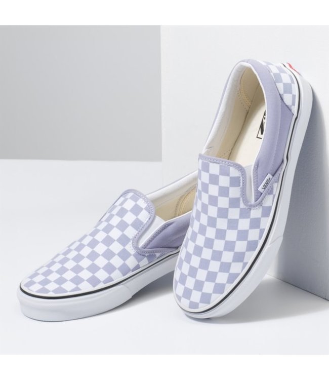 VANS CLASSIC SLIP-ON SHOES LANGUID CHECKERBOARD