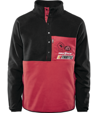 THIRTY-TWO THIRTY-TWO ZEB CROSSOVER ANORAK BLACK/RED 2022