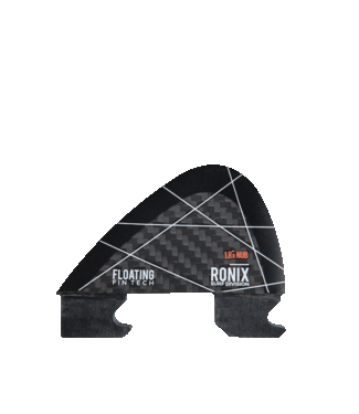 RONIX RONIX 1.8IN FLOATING FG FIN CHARCOAL RIGHT 2022