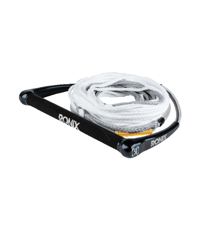 RONIX SURF ROPE 2.0 HIDE GRIP 65' 4-SECTION ROPE AND HANDLE COMBO GRY/WHT 2022