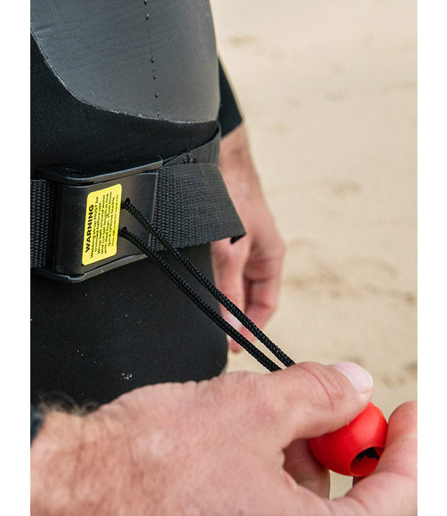 RED PADDLE WAIST LEASH BELT