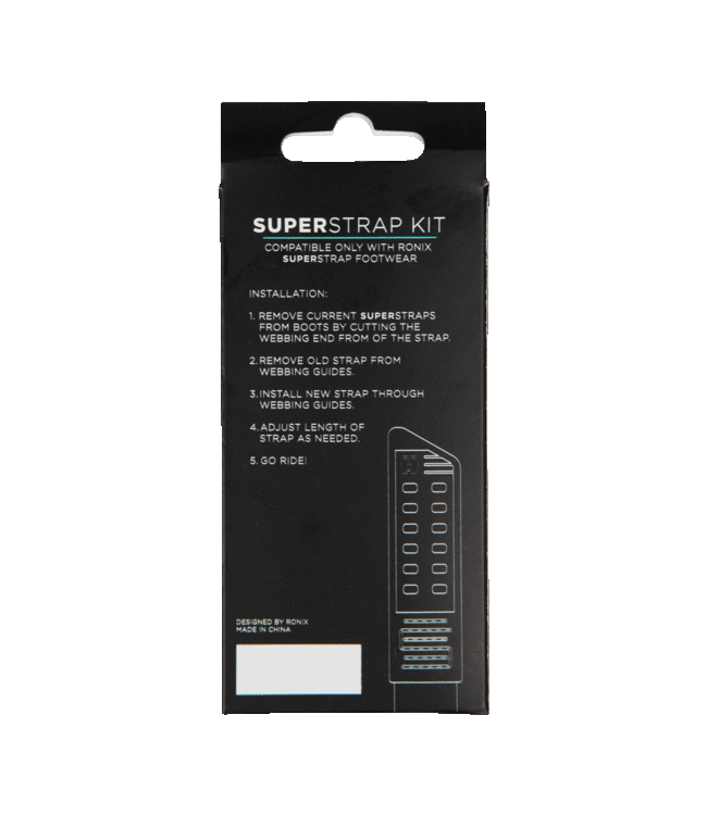 RONIX SUPERSTRAP KIT BLACK 2021