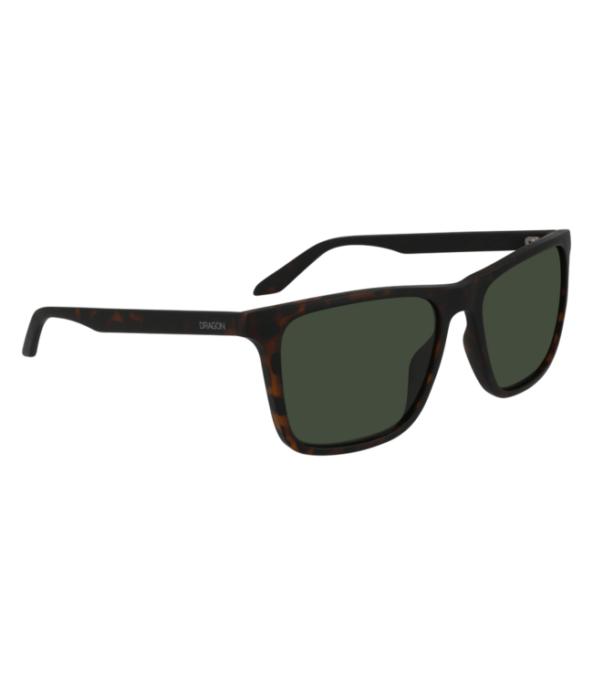 DRAGON RENEW MATTE TORT SUNGLASSES w/ LL G15 LENS