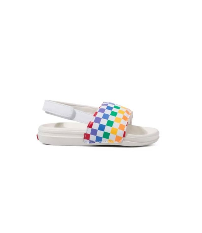 Vans rainbow shop slides