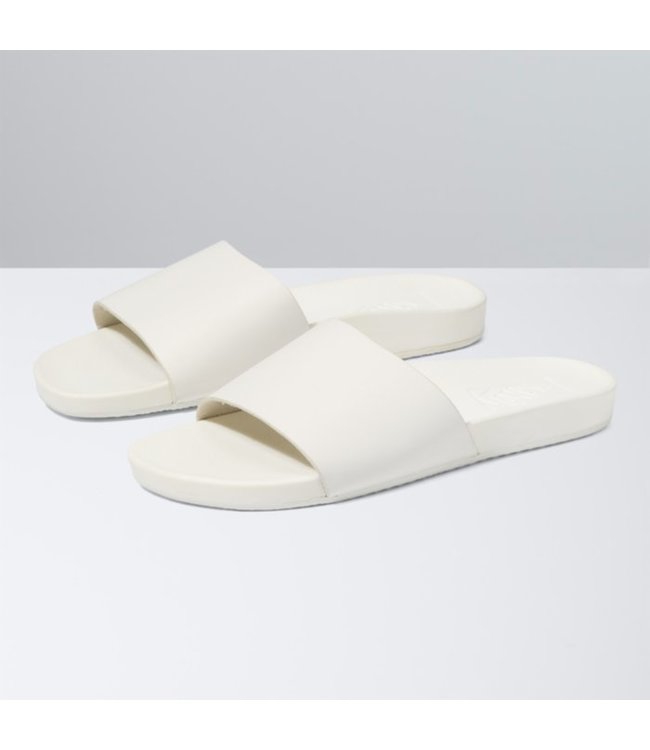 VANS WOMES DECON SLIP SANDAL LEATHER MARSHMALLOW