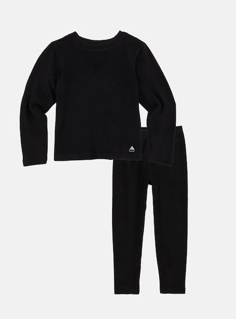 BURTON TODDLERS FLEECE BASE LAYER SET TRUE BLACK 2023 ONE Boardshop