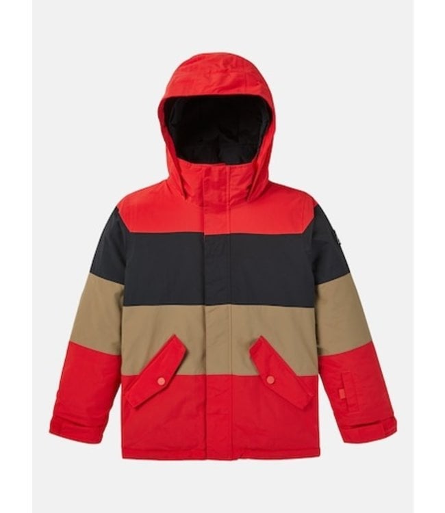 BURTON BOYS SYMBOL JACKET TOMATO TRUE BLACK KELP 2023 ONE Boardshop