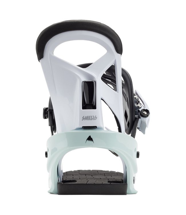 BURTON YOUTH SMALLS SNOWBOARD BINDINGS NEO-MINT/WHITE 2023