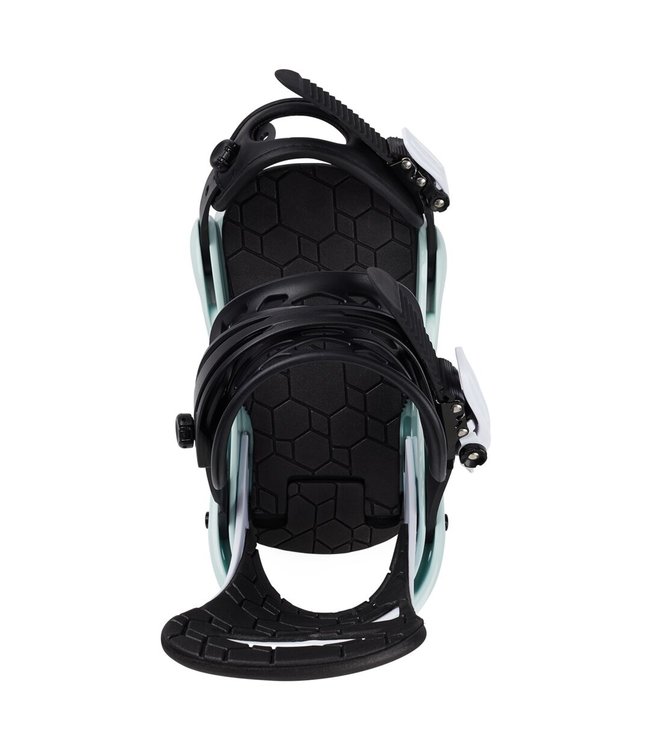 BURTON YOUTH SMALLS SNOWBOARD BINDINGS NEO-MINT/WHITE 2023