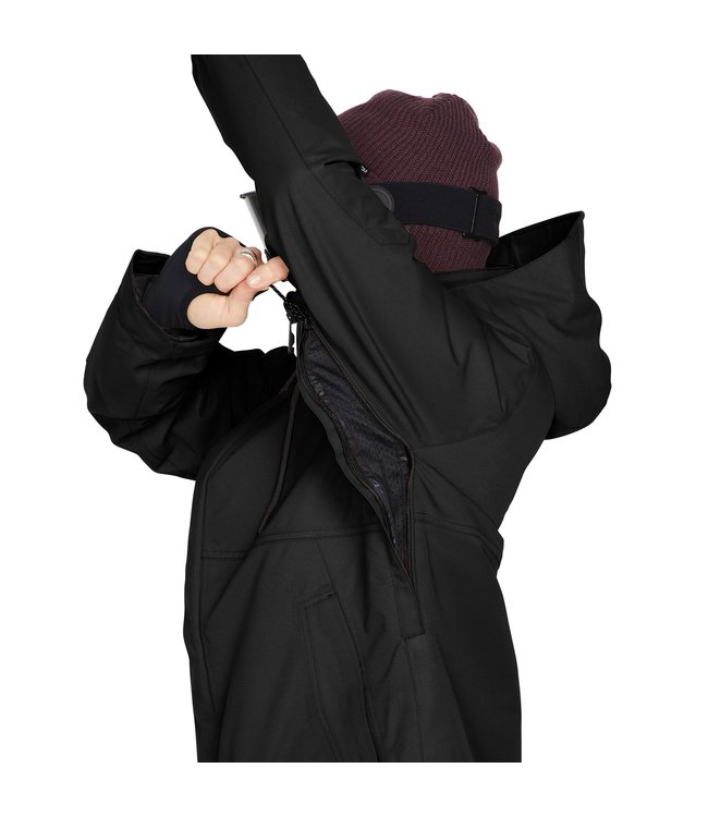 VOLCOM WOMENS PAXSON 2L TDS INF PARKA BLACK 2023