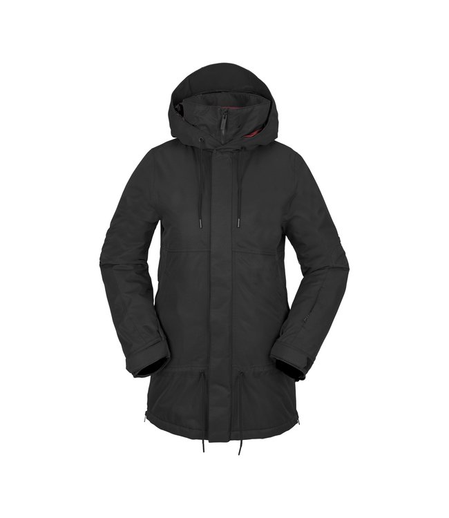 VOLCOM WOMENS PAXSON 2L TDS INF PARKA BLACK 2023