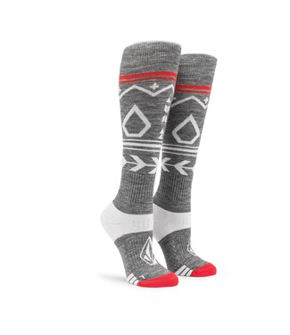 VOLCOM VOLCOM WOMENS TTT SOCK HEATHER GREY 2023