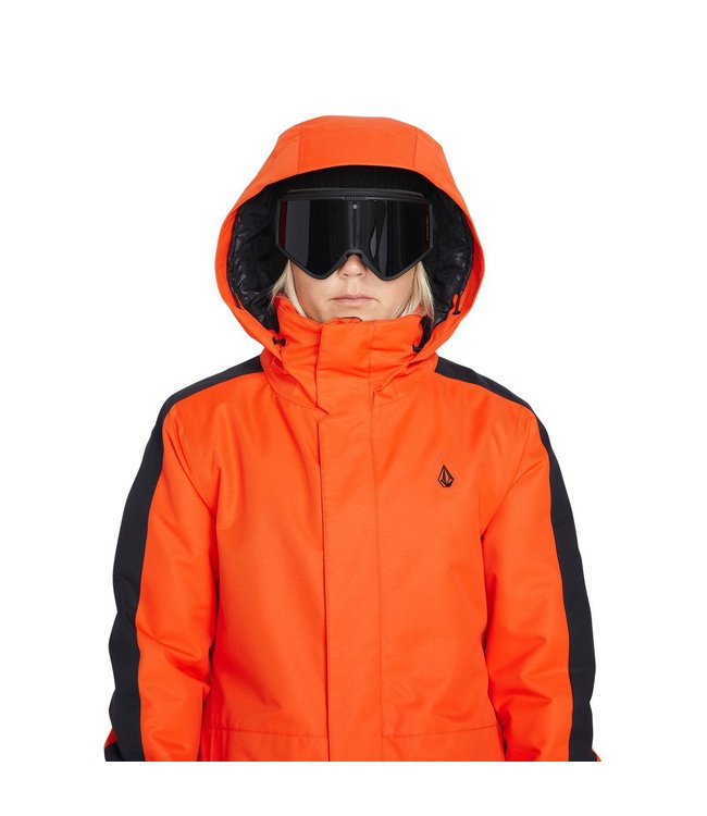 VOLCOM WOMENS WESTLAND INSULATED JACKET ORANGE SHOCK 2023