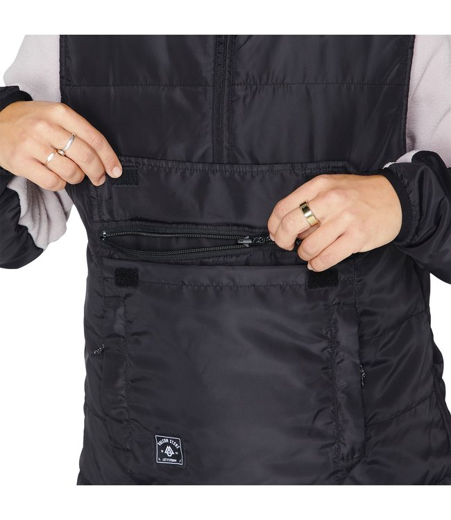 VOLCOM WOMENS PACKABLE PUFF VEST BLACK 2023