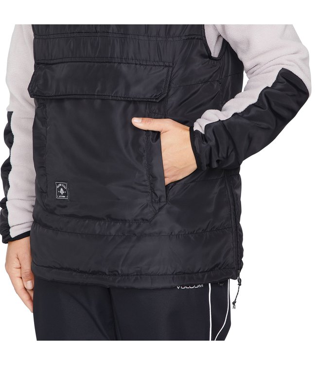 VOLCOM WOMENS PACKABLE PUFF VEST BLACK 2023