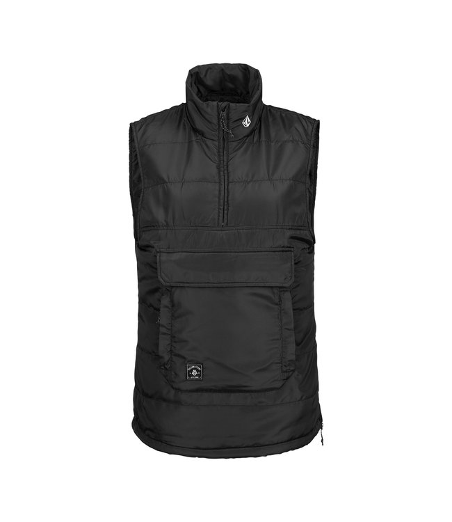 VOLCOM WOMENS PACKABLE PUFF VEST BLACK 2023