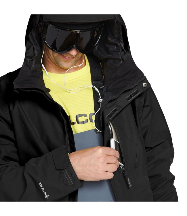 VOLCOM L GORE-TEX JACKET BLACK 2023