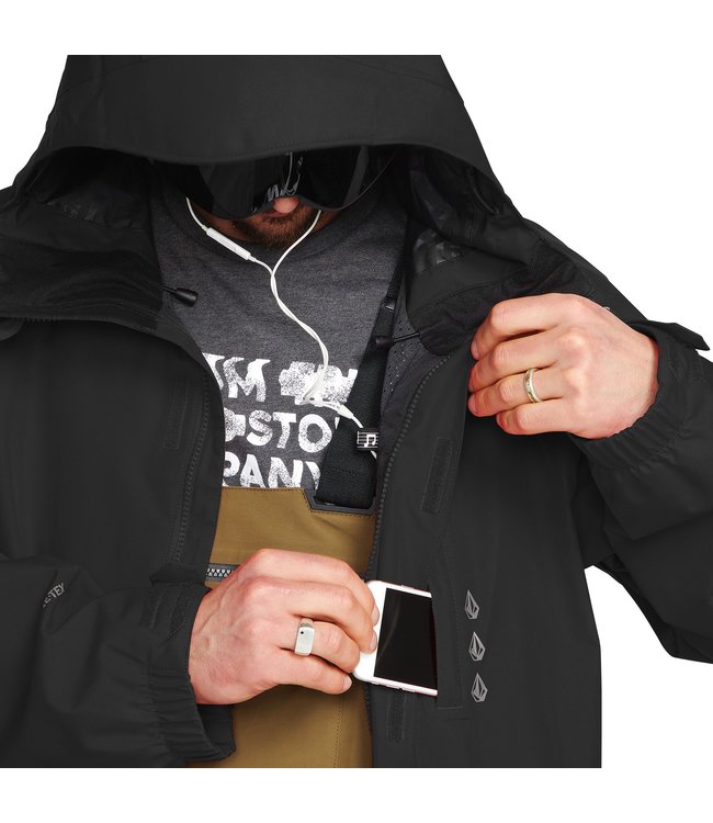 VOLCOM DUA INSULATED GORE JACKET BLACK 2023