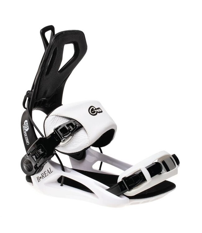 GNU B-REAL SNOWBOARD BINDINGS WHITE 2023