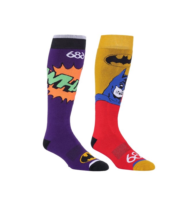 686 MEN'S BATMAN SOCK - 2 PACK 2023 - ONE Boardshop